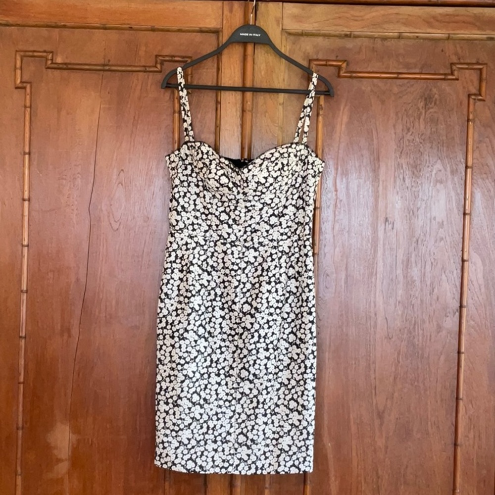 Dolce & Gabbana Made in Italy 100% Silk Sheath Mini Dress